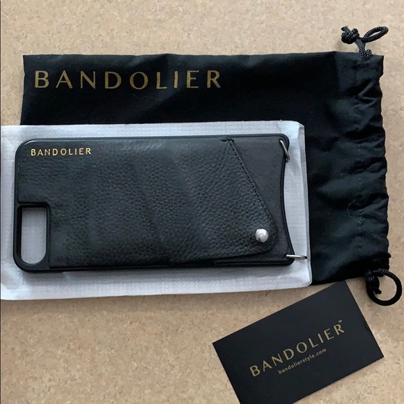 Étui Bandolier Pour IPhone 6 / 7 / 8 / SE - Bleu - Protection Avec Porte-Cartes Intégré